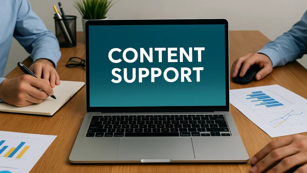 پشتیبانی محتوایی سایت