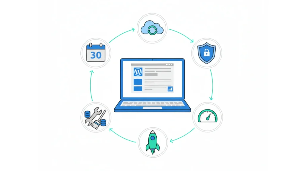 چک لیست نگهداری ماهانه وردپرس